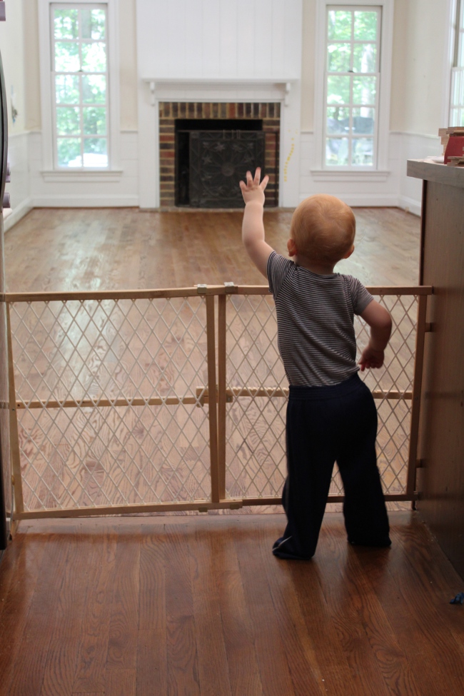 My son, nemesis of the new flooring?