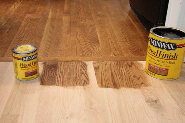 The Final Step Staining To Match Existing Hardwood Flooring R U L Y